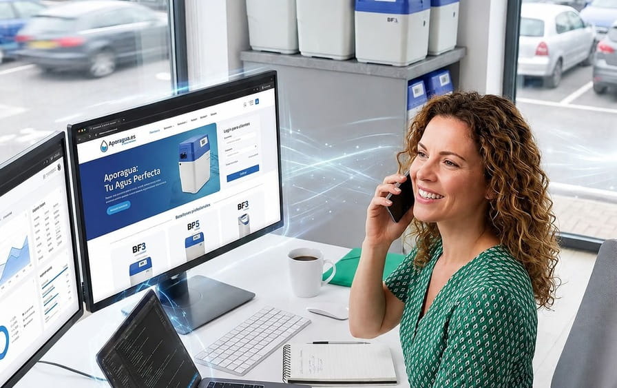 Chica-Atencion-al-Cliente-Aporagua Atención al Clientes Aporagua
